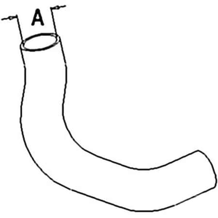 Aftermarket Radiator Hose - Lower David Brown 1410 1412 K945287